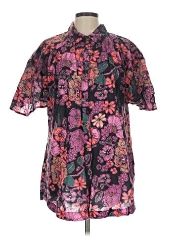 Free People Long Sleeve Button-Down Shirt (view 1)