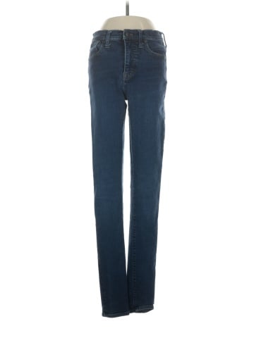 Madewell Taller 9" Mid-Rise Skinny Jeans in Orland Wash: TENCEL&trade; Denim Edition (view 1)