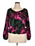 MICHAEL Michael Kors 100% Polyester Green Long Sleeve Blouse Size 1X - photo 1