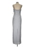 Xscape Silver Cocktail Dress Size 10 - photo 2