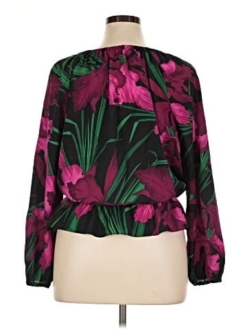 MICHAEL Michael Kors Long Sleeve Blouse (view 2)
