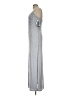Xscape Silver Cocktail Dress Size 10 - photo 5