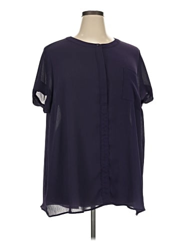 Simply Vera Vera Wang Short Sleeve Blouse (view 1)