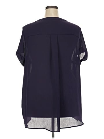 Simply Vera Vera Wang Short Sleeve Blouse (view 2)