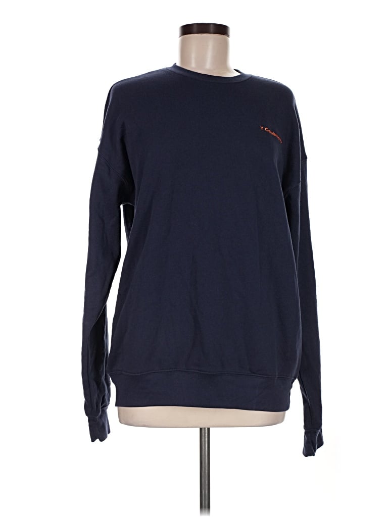 Pre-owned Bella+canvas Sweatshirt In Blue