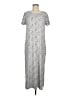JJ Basics Gray Casual Dress Size M - photo 1