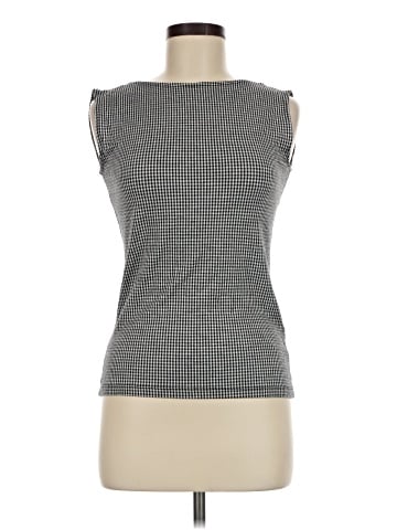 Madewell Low-Back Tee in Gingham (view 1)
