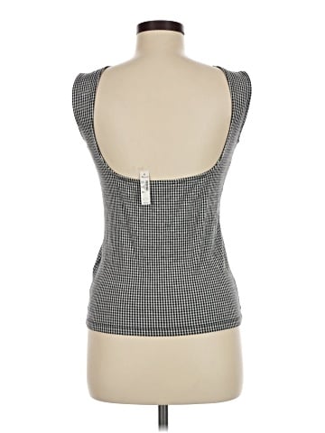 Madewell Low-Back Tee in Gingham (view 2)