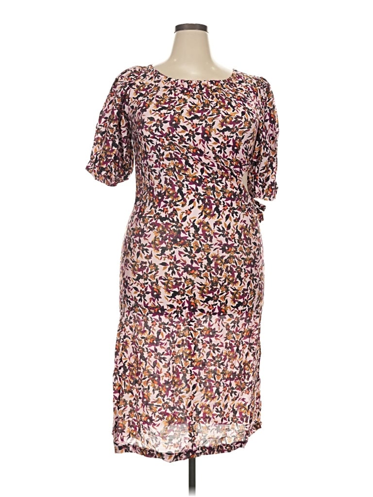 Pre-owned Munthe Casual Dress In Burgundy