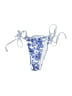 Unbranded Floral Blue Swimsuit Bottoms Size M - photo 1