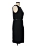 Nine West Solid Black Cocktail Dress Size 10 - photo 4