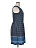 Max Studio Polka Dots Blue Casual Dress Size XL - photo 4