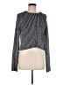 Zara Metallic Gray Pullover Sweater Size M - photo 1