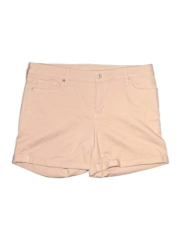 New Directions Khaki Shorts (view 1)