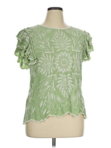 Solitaire Short Sleeve Blouse (view 1)
