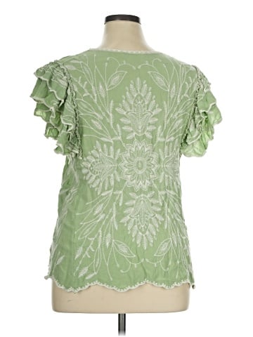 Solitaire Short Sleeve Blouse (view 2)