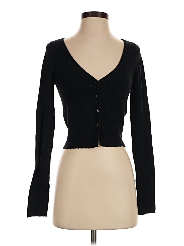 Pre-owned Wilfred Cardigan Sweater In Black
