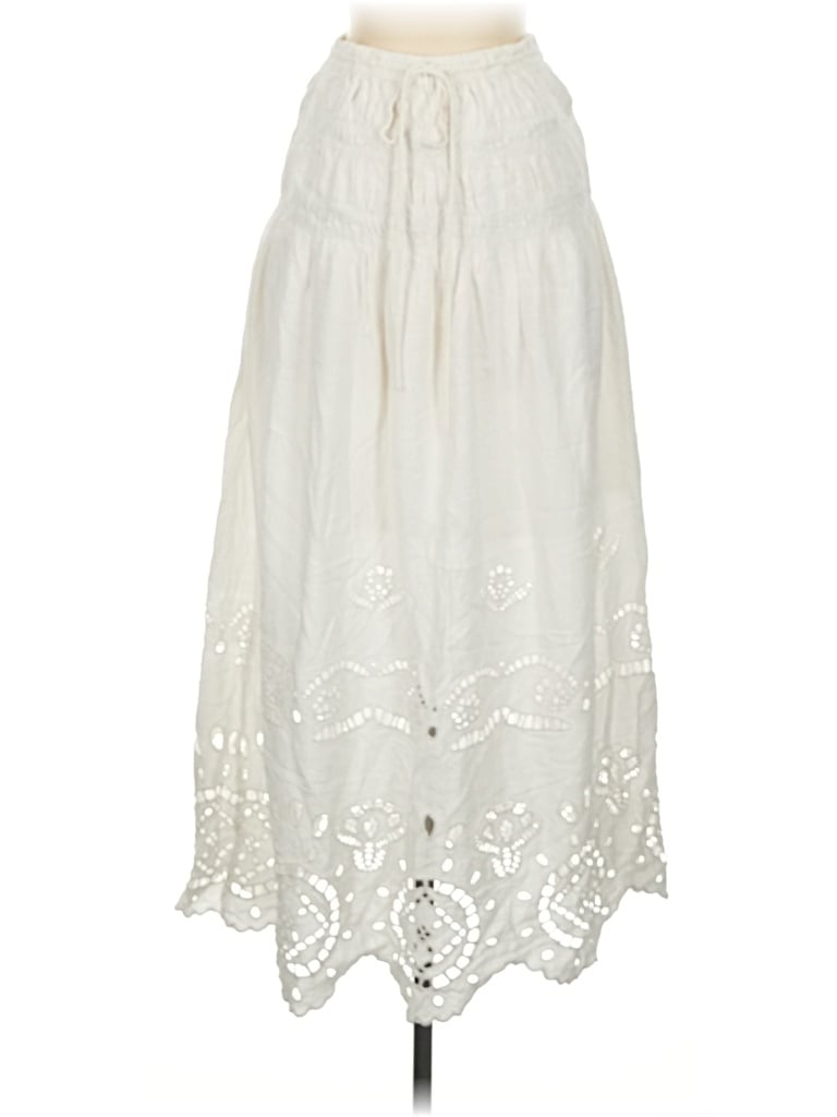 Pre-owned Future Collective Casual Skirt In Ivory