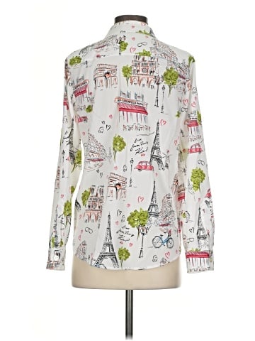 Karl Lagerfeld Paris Long Sleeve Blouse (view 2)