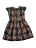 Crewcuts 100% Polyester Plaid Black Dress Size 5 - photo 2