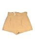 Camila Coelho Solid Yellow Shorts Size M - photo 1