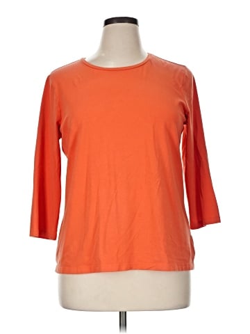 Chico's 3/4 Sleeve T-Shirt (view 1)