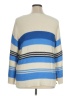 Charter Club Stripes Blue Pullover Sweater Size XL - photo 2