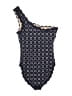 J.Crew Houndstooth Blue One Piece Swimsuit Size 12 - photo 2