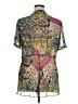 CAbi 100% Polyester Silver Black Kimono Size XL - photo 2