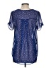Daniel Rainn 100% Polyester Stars Blue Short Sleeve Blouse Size S - photo 2