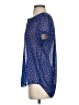 Daniel Rainn 100% Polyester Stars Blue Short Sleeve Blouse Size S - photo 5