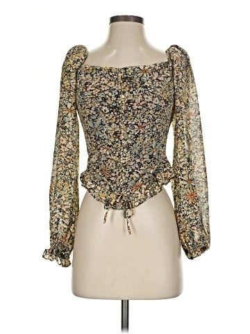 ASTR The Label Long Sleeve Blouse (view 1)