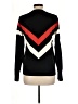 Central Park West Chevron-herringbone Black Pullover Sweater Size M - photo 2