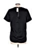 River Island 100% Polyester Black Short Sleeve Top Size 10 - photo 2