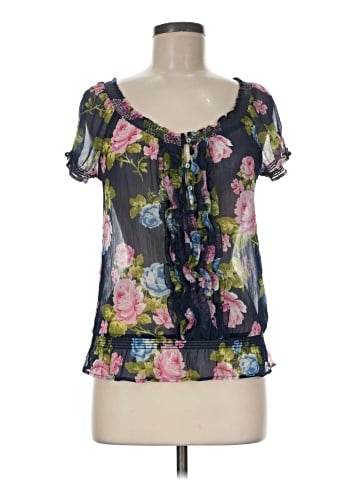Abercrombie & Fitch Short Sleeve Blouse (view 1)