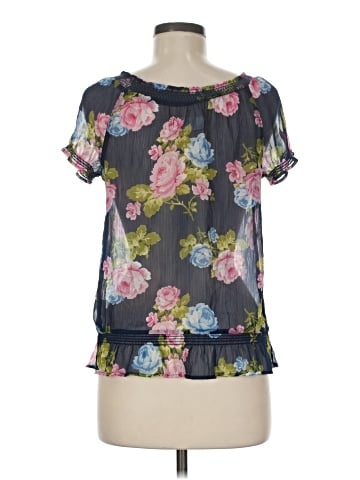 Abercrombie & Fitch Short Sleeve Blouse (view 2)