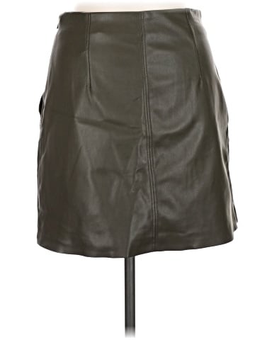 H&M Faux Leather Skirt (view 2)