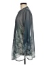 Soft Surroundings 100% Polyester Gray 3/4 Sleeve Blouse Size M - photo 5