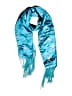 Valerie Stevens 100% Polyester Teal Scarf One size - photo 1