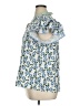 Unbranded Blue Short Sleeve Blouse Size XL - photo 5