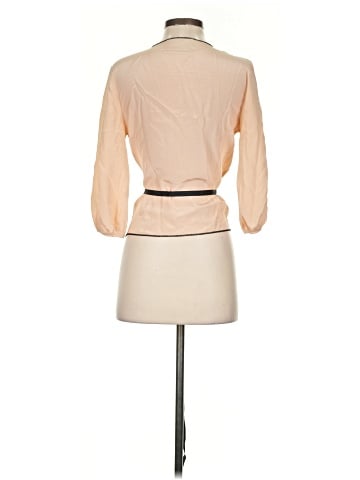 Aaron Ashe 3/4 Sleeve Silk Top (view 2)