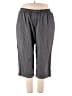Studio Works 100% Cotton Stripes Gray Casual Pants Size 22 - photo 1