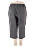 Studio Works 100% Cotton Stripes Gray Casual Pants Size 22 - photo 2