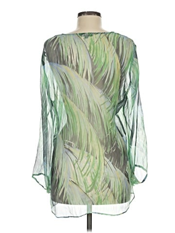 Drew 3/4 Sleeve Silk Top (view 2)