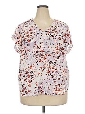 Simply Vera Vera Wang Short Sleeve Blouse (view 1)