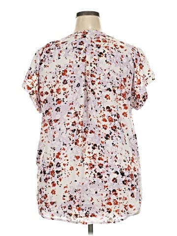 Simply Vera Vera Wang Short Sleeve Blouse (view 2)