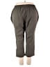 Alfred Dunner Solid Brown Active Pants Size 20 - photo 2