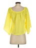 Naven 100% Polyester Yellow 3/4 Sleeve Blouse Size XS - photo 2