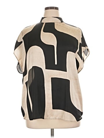 MNG Short Sleeve Blouse (view 1)