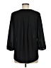 NYDJ 100% Polyester Black 3/4 Sleeve Blouse Size M - photo 2